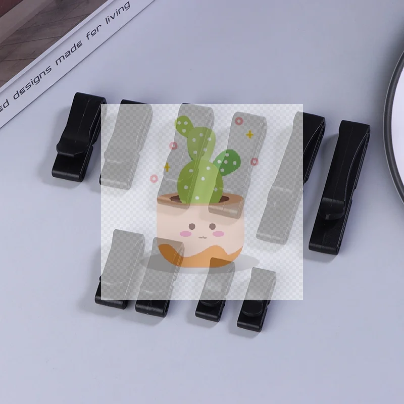 10 قطعة/الحزمة سريعة زلة حارس مشبك نهاية كليب المنزلق الأسود للتخييم التنزه على ظهره ضبط حزام حزام 20-51 مللي متر