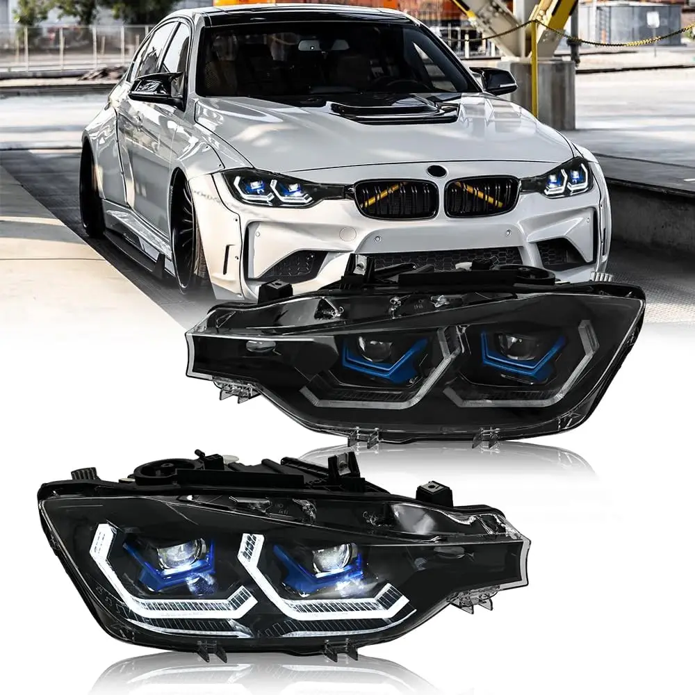 

1Set Mods LED Headlight for BMW 3 Series F30 2013-2018 (Original Halogen A) Turn Signal Front Head Lamps