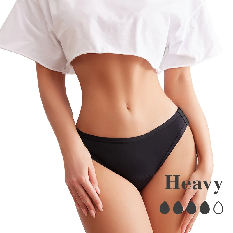 Hot Sale Reusable Quick Dry Low Waist Cullote Menstruelle Period Underwear High Quality Incontinence Panties Menstrual Underwear