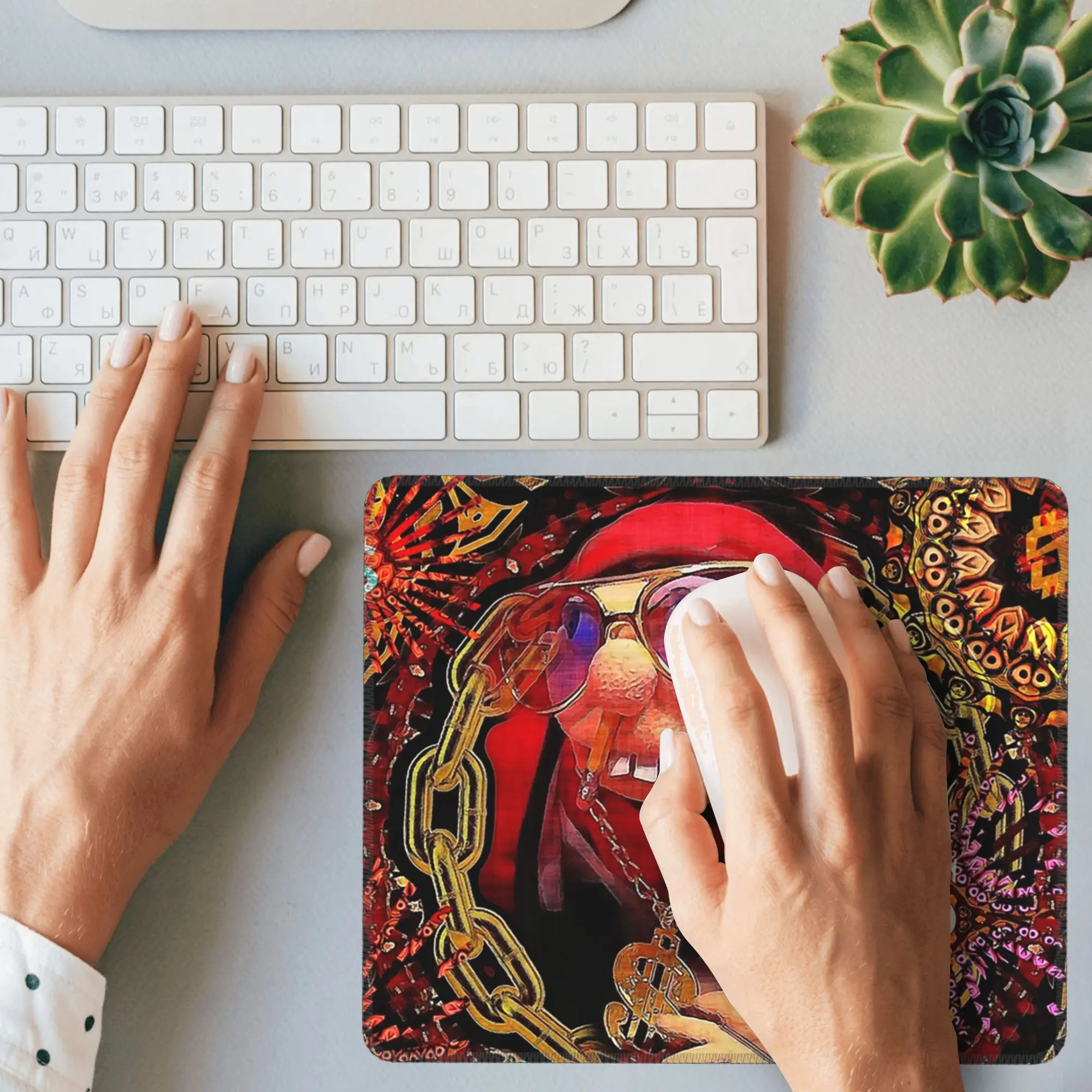 

Sml Jeffy Rapper V3 Коврик для мыши Компьютерная клавиатура Коврик для мыши Игровой ПК Ноутбук Настольный коврик Офисные настольные коврики