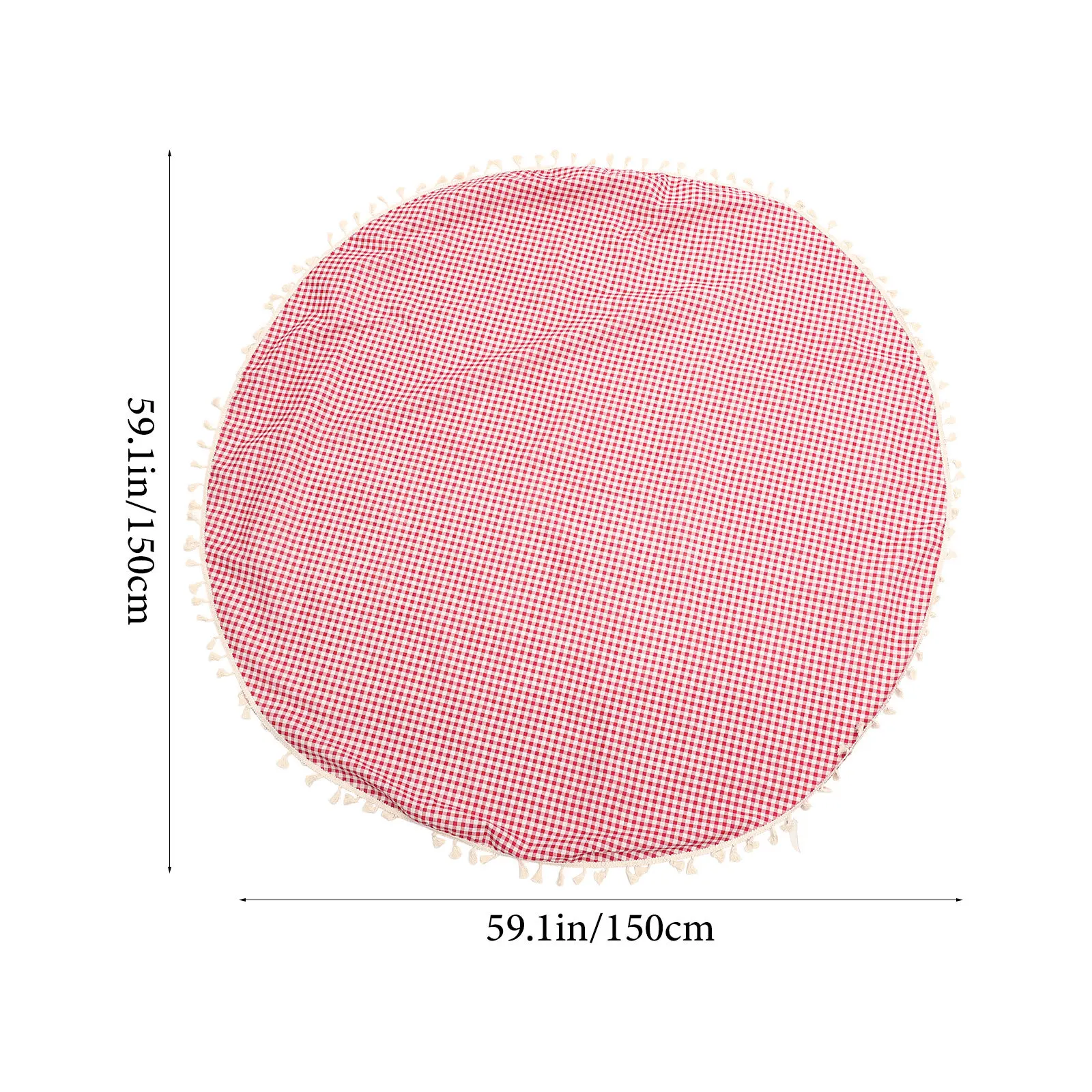 مفرش طاولة مزخرف دائري متقلب، غطاء طاولة طعام أنيق لحماية الطاولة للاستخدام المنزلي والحفلات الخارجية