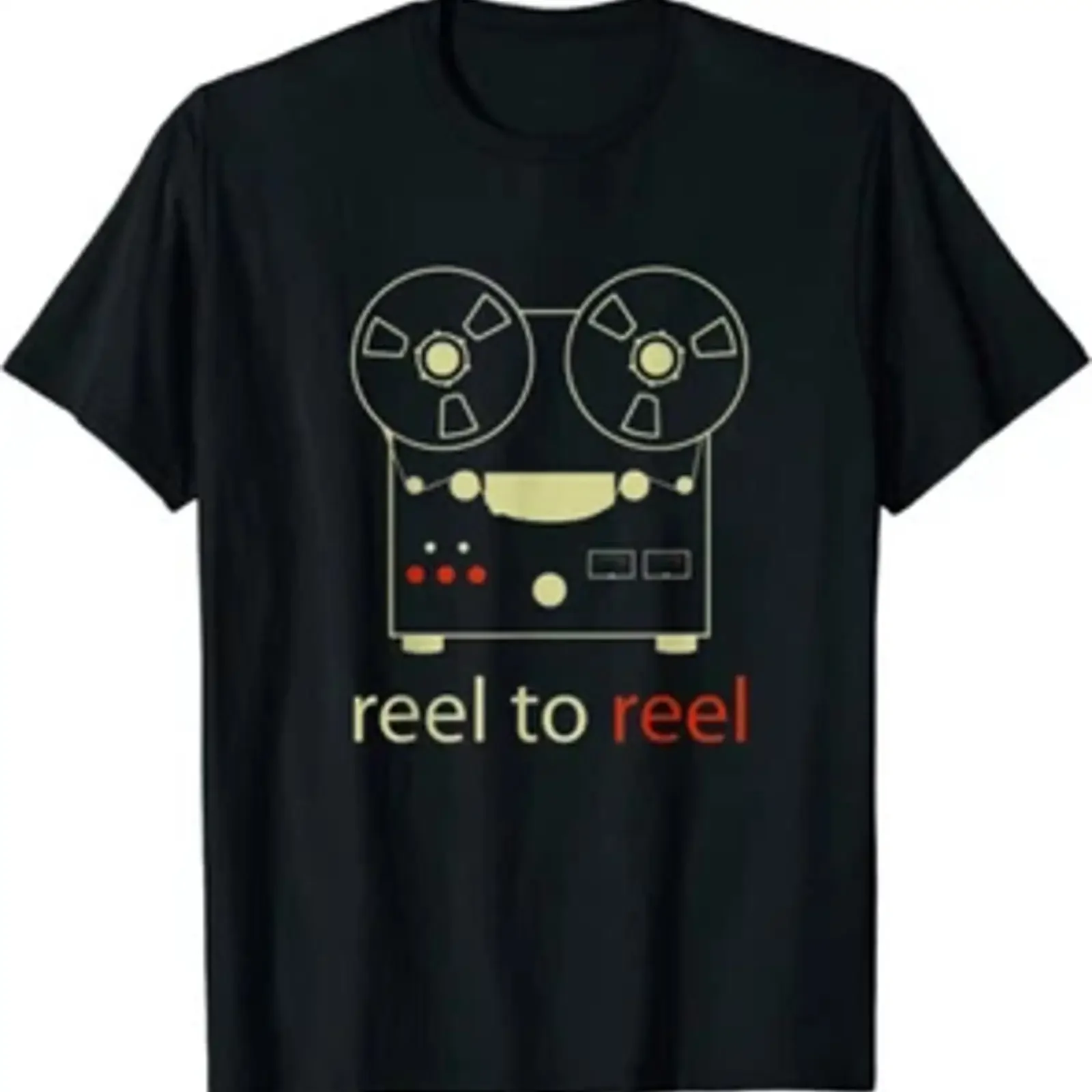 Analog Tape Hi Fi Vintage Stereo Reel To Classic T Shirt Size M 3XL vintage Washed Stretched homme designer clothes streetwear