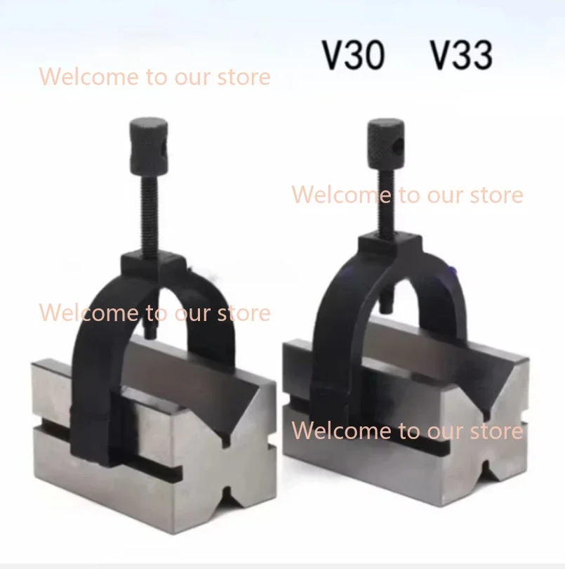 V30 V33 High Precision V Block Clamp Set A Type Machinist Blocks and Clamp Tools Set