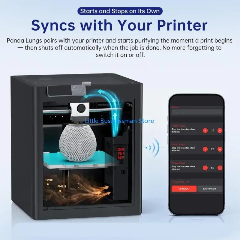 3D Printer Air Filter Module for P1S X1C X1E Enclosed Chamber Printing Use M76A