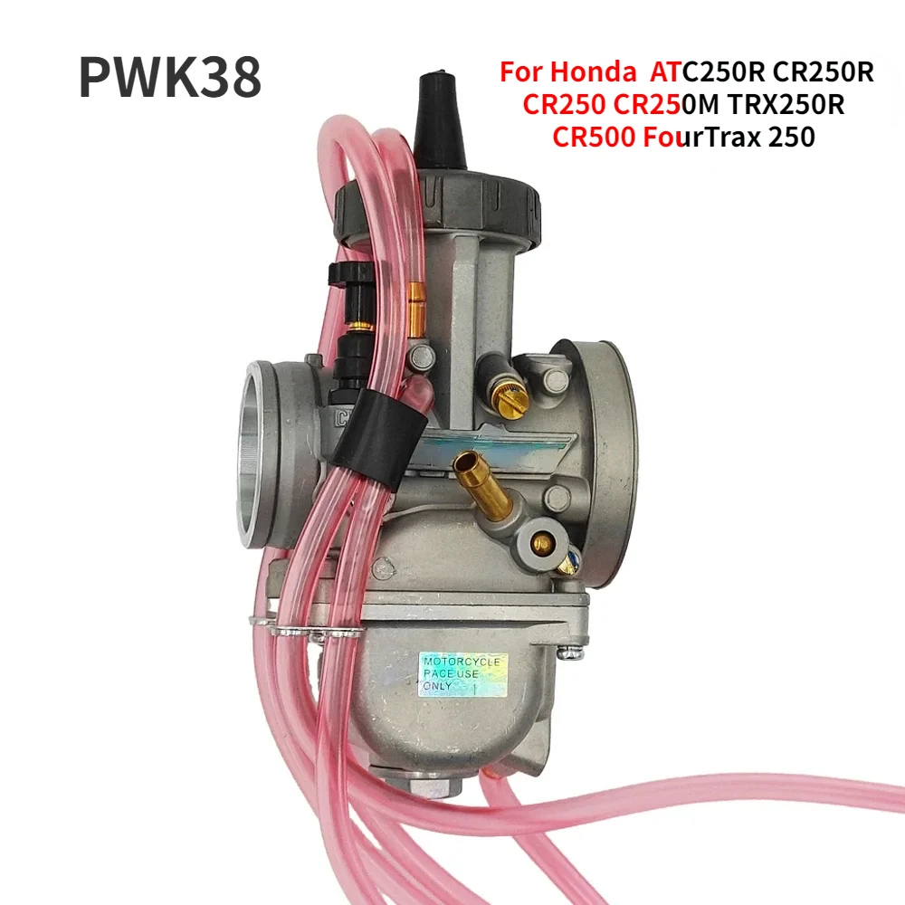 CR250 CR250M Carburetor PWK38 For Honda  ATC250R CR250R TRX250R CR500 FourTrax 250 Carb Keihin 38mm PWK Carburador CR250SX CR