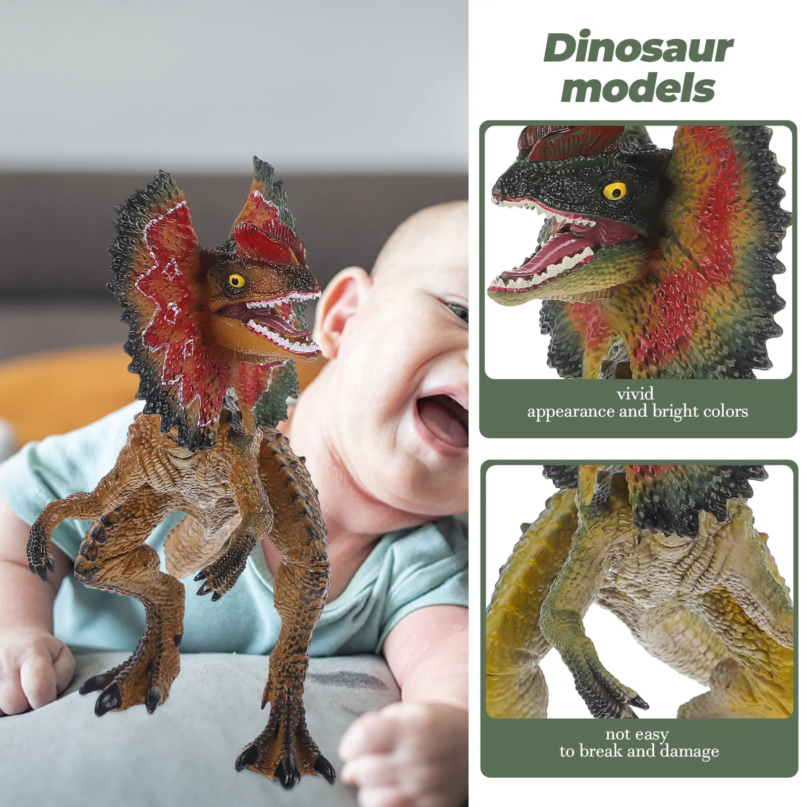 Decorative Dinosaur Statue for - Home Security Game ulasan dan harga