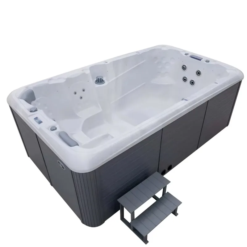 6-8 People Freestanding Acrylic whirlpool Massage Large Outdoor Swimming  Plunge Pool.