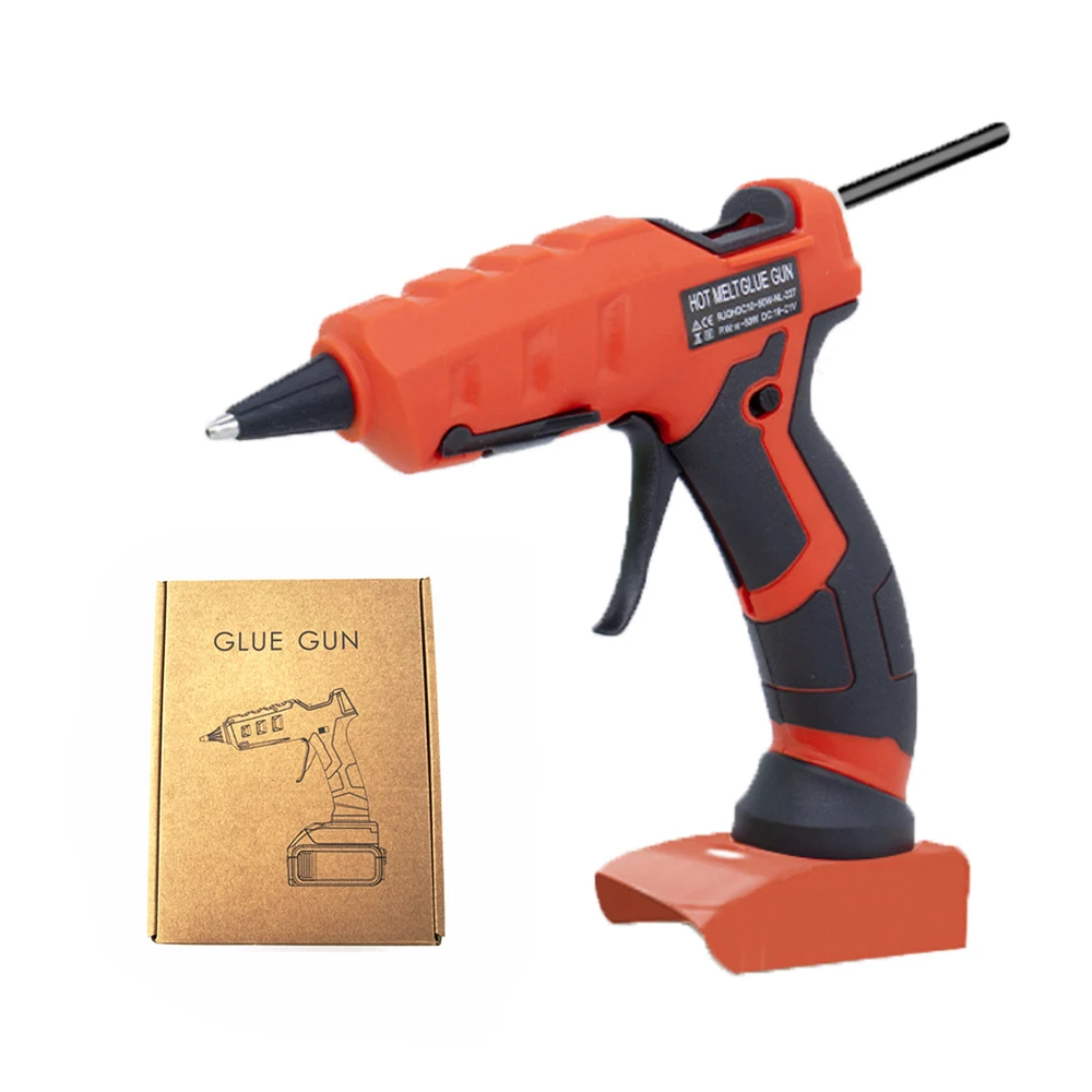 Hot Glue Gun for Milwaukee 18V Battery Cordless Glue Gun use 7mm Glue Sticks for Arts&Crafts&DIY Electric Heat Repair Tool