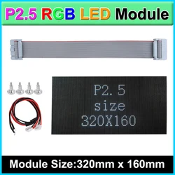 P2.5 Indoor LED Full-color Module Advertising Display 320X160mm 128*64 Pixels Matrix LED Display