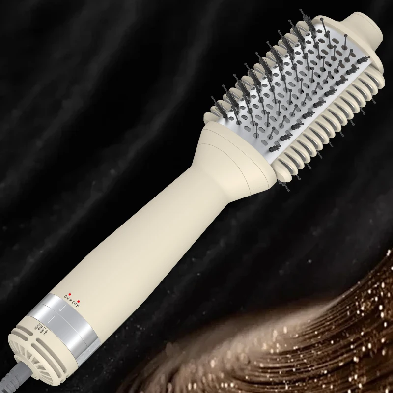 SMET Professional Upgrade Hair Styler Oval Design Hot Air Brush Blow Dryer Ionic Feature CE Approved Hair Straightener Brush