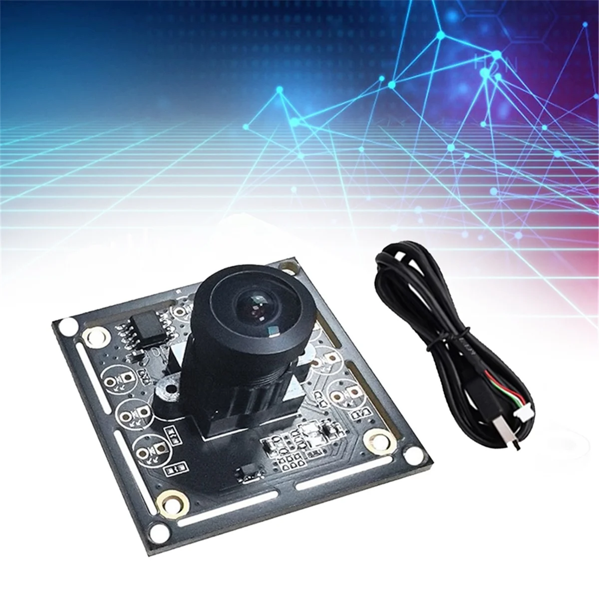 

AA98 160 Degree Camera Module 1MP OV9732 1280x720 USB Free Driver Manual Focus,with 2 Meter Cable for WinXP/7/8/10