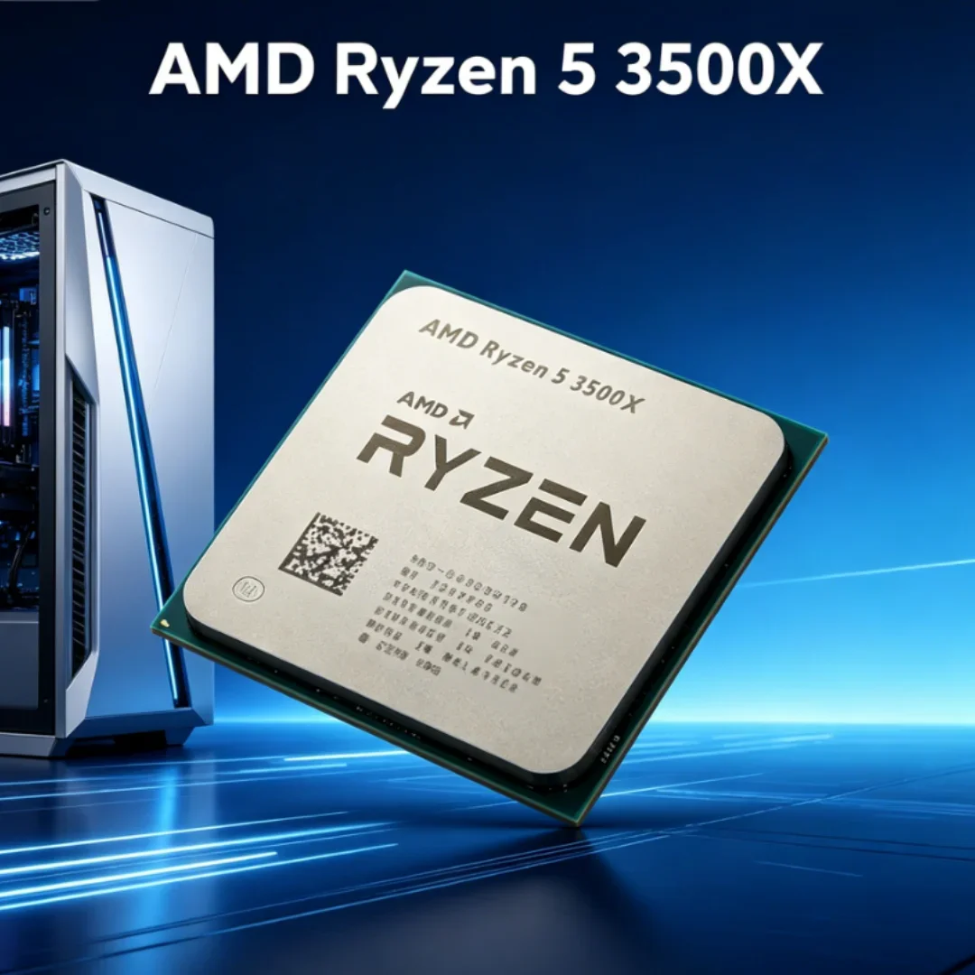 

Stable Running Socket AM4 R5 3500X Cost Effective AMD Ryzen 5 3500X 3.6GHz Six-Core Six-Thread 7NM 65W L3=32M Gaming CPU
