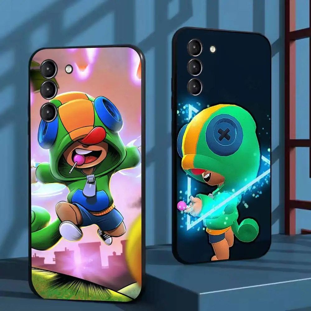 

Games S-Stars Leon Phone Case For Samsung Galaxy A73,72,51,53,52,71,22,5G,Note,J7,8,9 Soft Black Cover