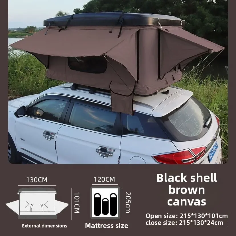 Roof tent, fully automatic self-driving tour room car tent camping, double free to build SUV hard shell