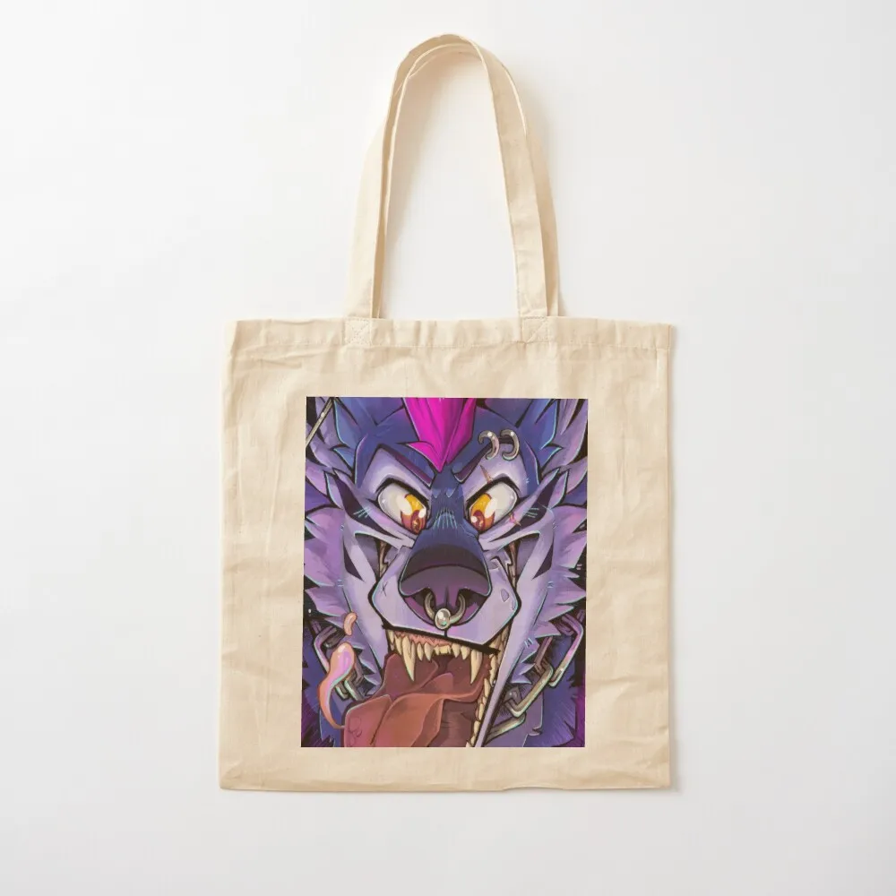Toothy Ponk Tote Bag canvas tote Women's bag tote bags aesthetic hand bag