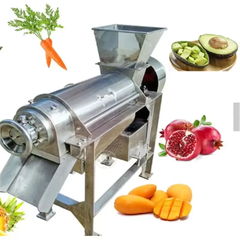 New Industrial Juicer Heavy Duty Commercial Fruit Vegetable Extractor Stainless Steel High Efficiency Juice Maker for