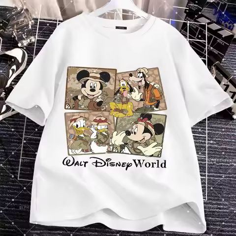Cute Disney Safari Family Matching T-Shirts, Perfect for Walt Disney World Adventures, Stylish and Comfortable Kids and Adults T