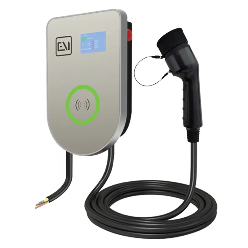 AcAmerican Type1 Ev Supercharger Wall Outlet Floor Stand Electric Car Charging Stations 32 Amp Charger For Car Battery