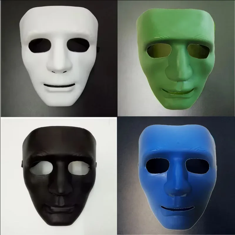 Máscara de Baile Urbano de Color Puro, Máscara de Hip Hop Bboy, Máscaras de Halloween, Máscaras Cool de Hip-hop, Máscara JabbaWockeeZ, Máscara de Bailarín, Máscara para Hombre Joven