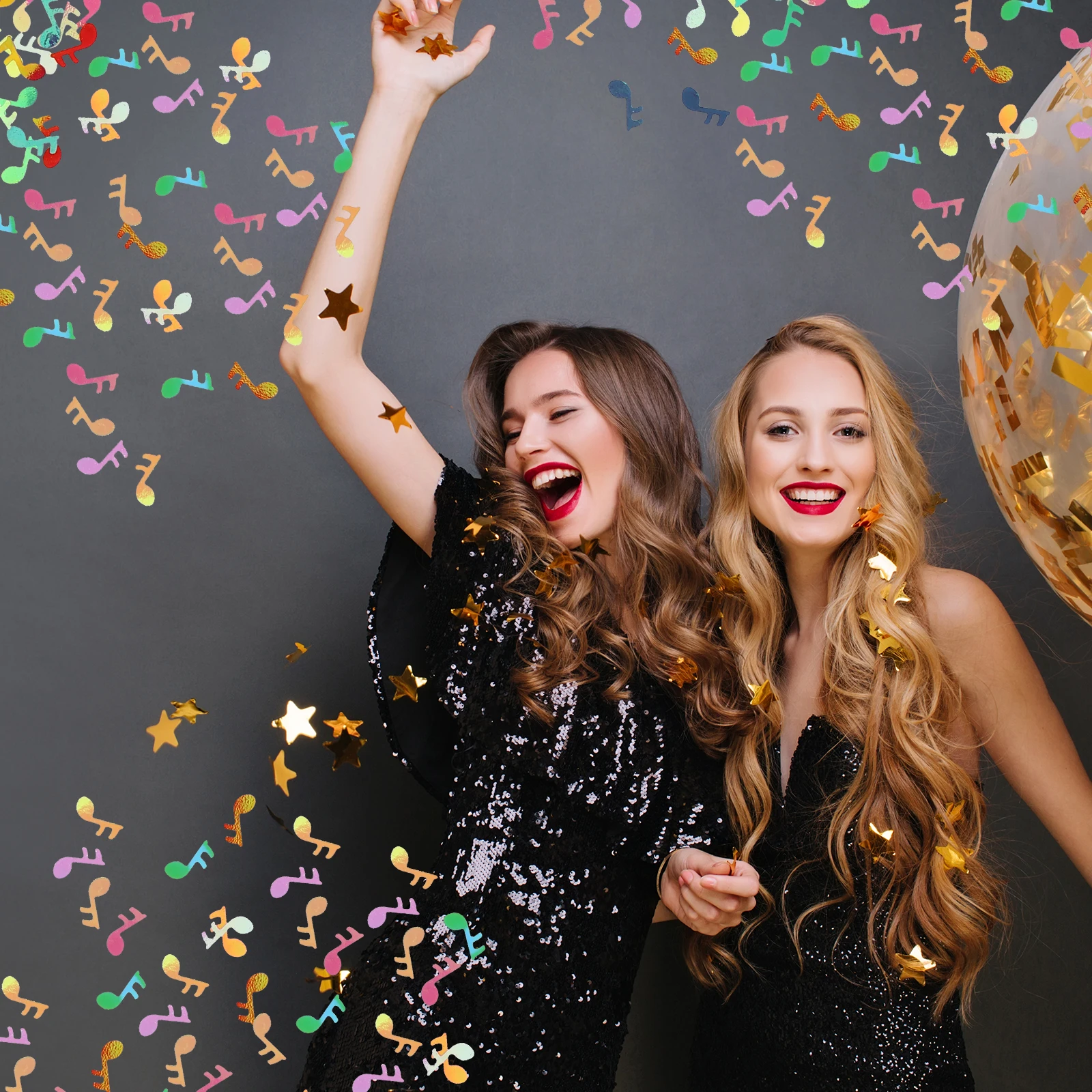 

Musical Notes Confetti Colorful Party Decorations Wedding Baby Shower Table Decoration Reusable Supplies