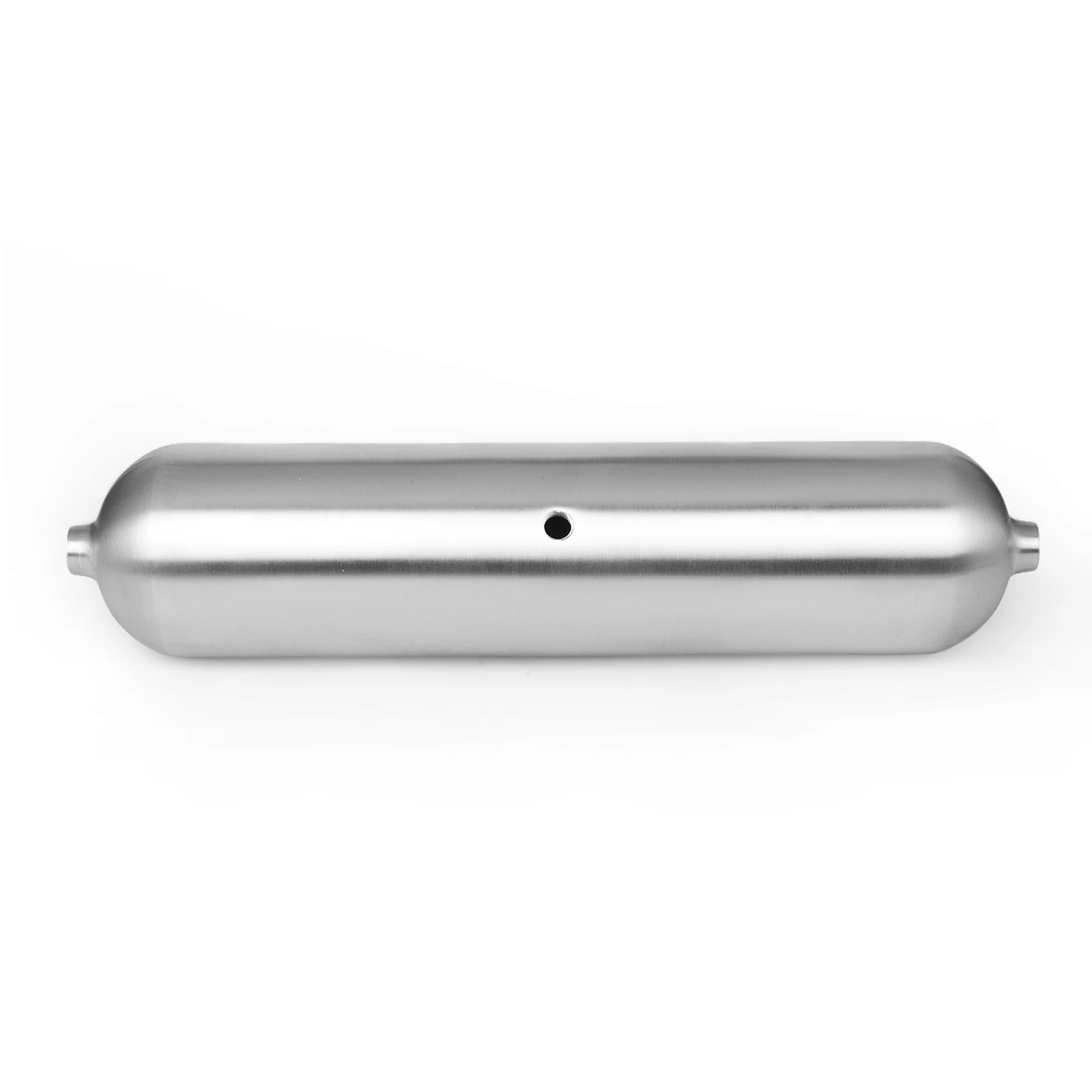 Universal G1/4*5 Hole 1 Gallon 100*450MM Air Tank Aluminum Seamless Polish with 2 Clamp for Air Suspension System Accessories