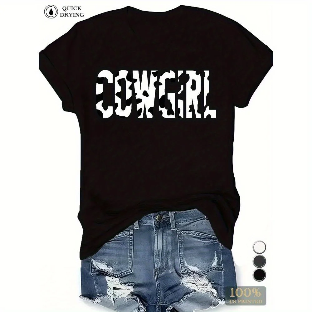 カウプリント COWGIRL レディース プラスサイズ スポーツ 半袖 Tシャツ