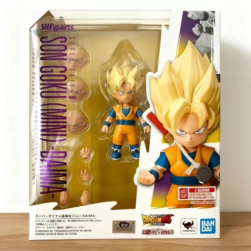 Na stanie Bandai Soul Limited Shf Dragon Ball Demon Mini Super Saiyan Sun Wukong Mobile Doll Collection Gift