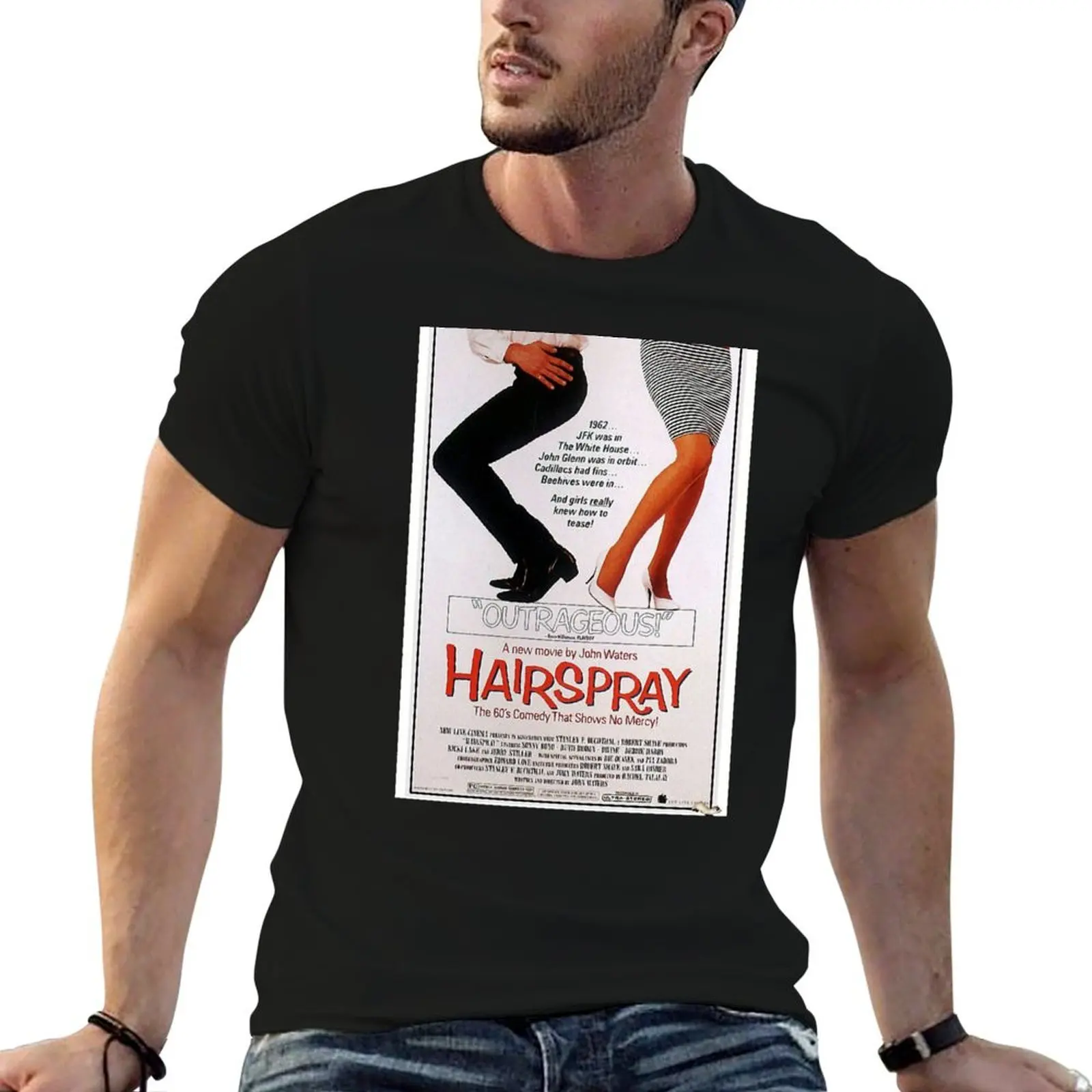Movie Poster Merchandise T-Shirt Large Size Casual Short Sleeve Top