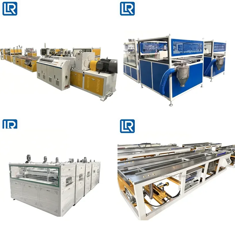 2026 CE high speed pvc profile extrusion line plastic wpc ceiling frame door panel making machine