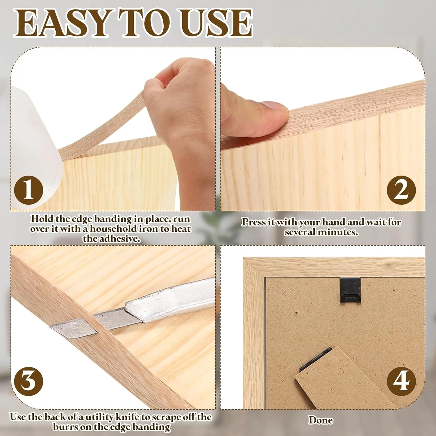 1 قطعة 10 متر/393.7 بوصة الخشب الحبوب ملصقات للاستخدام المنزلي ذاتية اللصق تجديد تغطي إصلاح فجوات الحائط الحدود الديكور التماس