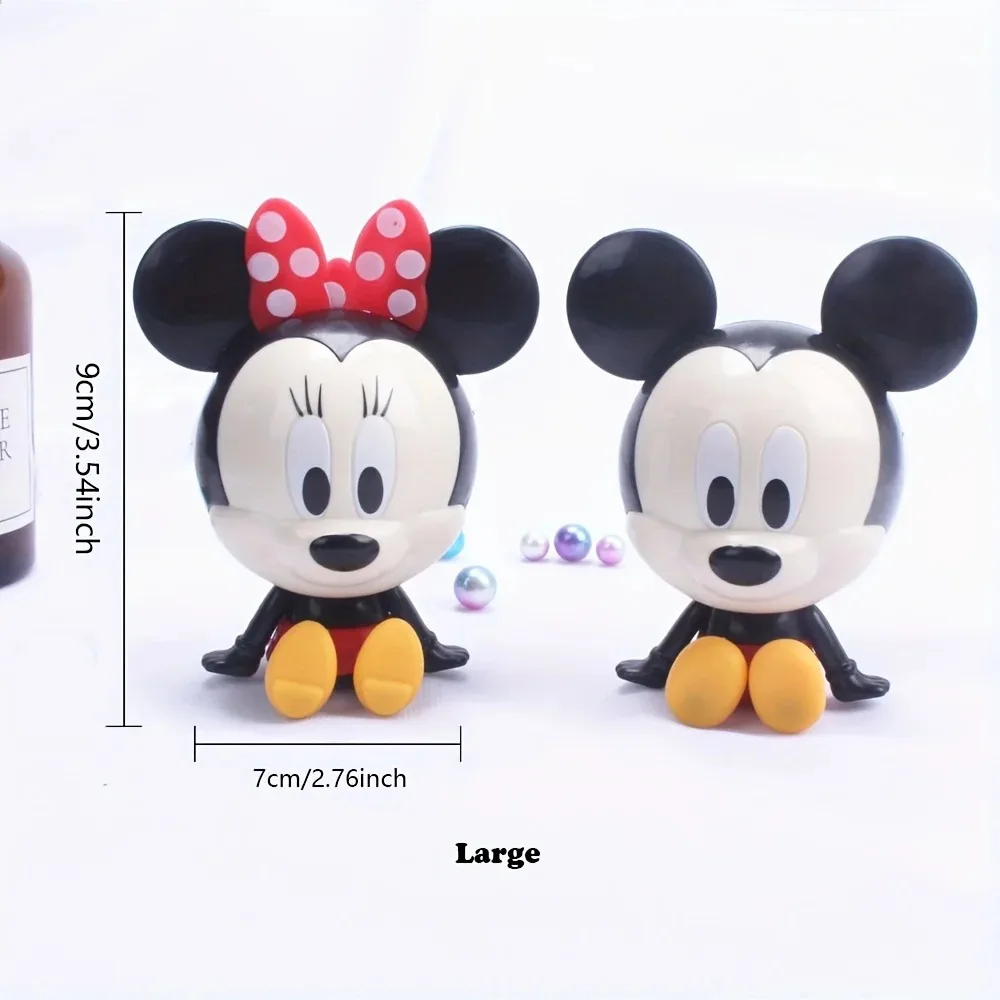 Disney Mickey and Minnie Plastic Figurines, desktop Ornaments, Birthday Party Dessert Cake Decoration Accessories view 2