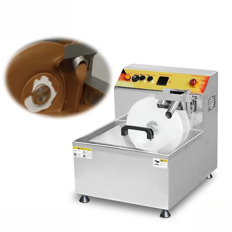 Commercial Chocolate Melt Coating Conveyor Chocolate Coating Line Donut Wrapping Chocolate Machinery
