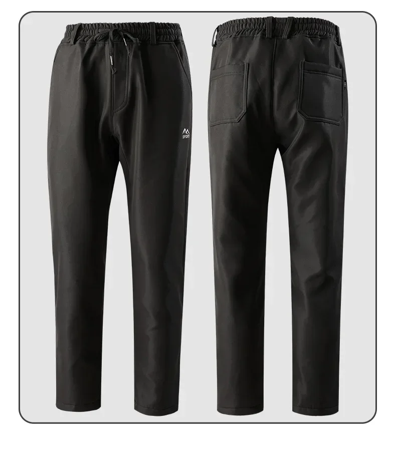 Wasserdichtes Herren-Arbeitskleidungsset mit warmem Faltenfutter für Herbst- und Winter-Outdoor-Radfahren, langlebiges Set für Herren-Winterset – Detail 25