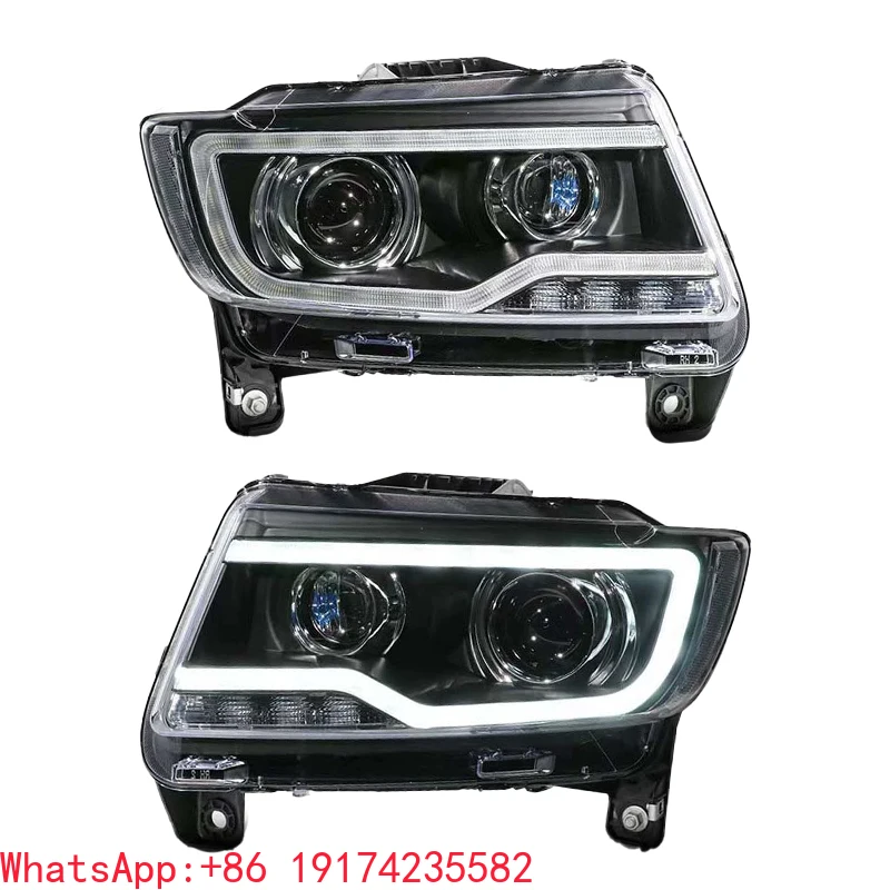 New Condition LED Headlights For Jeep Compass 2011-2015 Upgraded Front Head Lamp With DRL Car Light Accessories