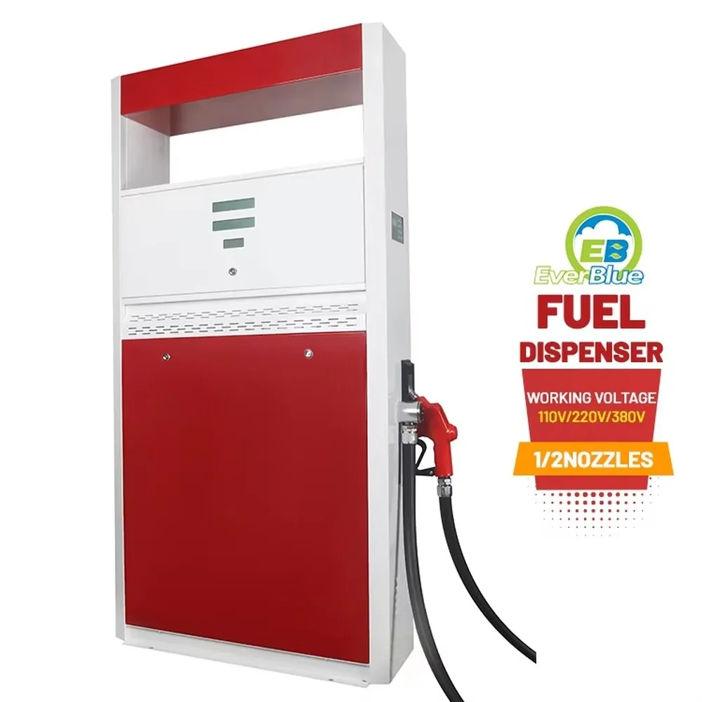 Vertical Single Nozzle Digital Display Fuel Dispenser for Gas Station Easy Operation Durable Construction High Accuracy