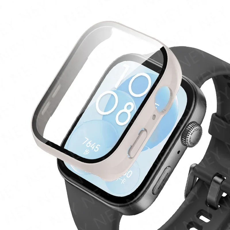 Vetro temperato + Cover per Huawei Watch Fit 3 custodia All-Around PC Custodie proteggi schermo paraurti per Huawei Watch Fit 3 accessori