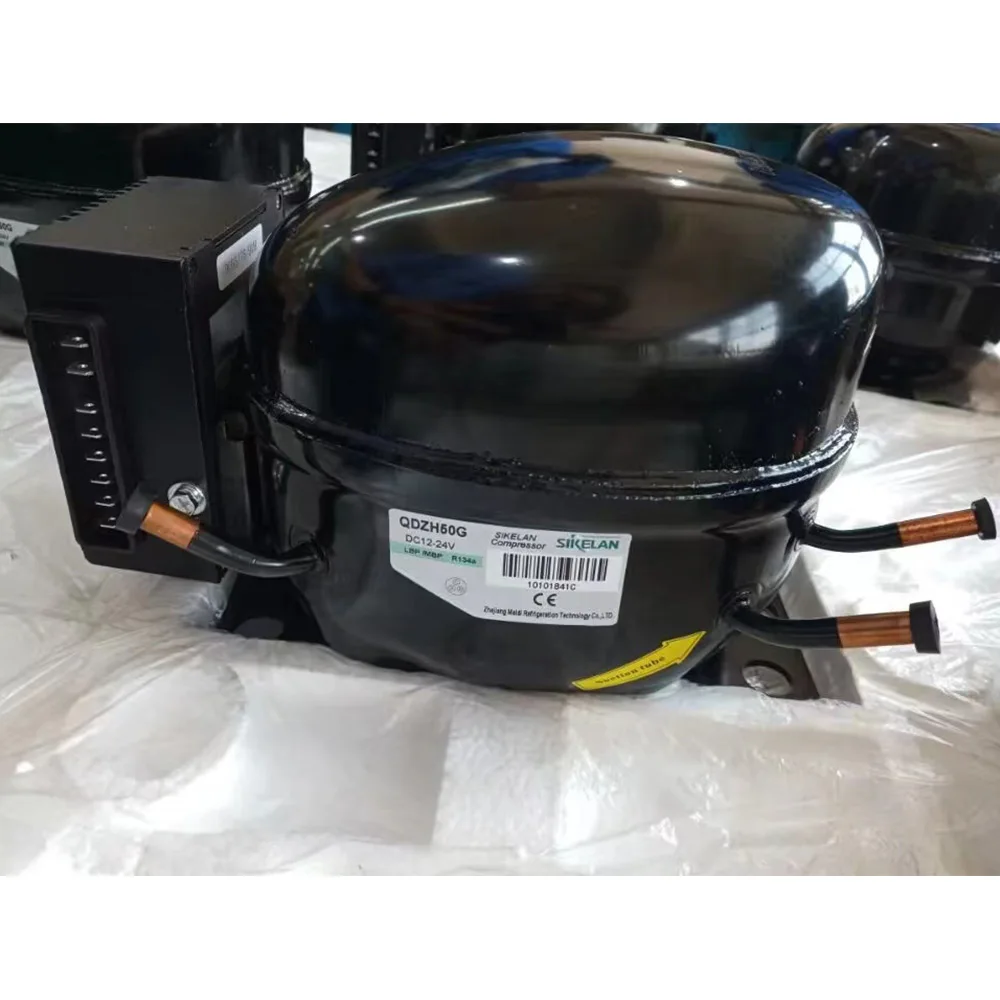 Refrigeration QDZH50G R134a DC 12V Compressor 163W Dual Inverter AC Fridge Compressor Refrigerator Parts