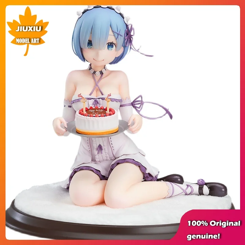 

GSC Original:Re:Zero Kawaii girl Rem birthday cake VER.13cm PVC Action Figure Anime Figure Model Toy Figure Collection Doll Gift