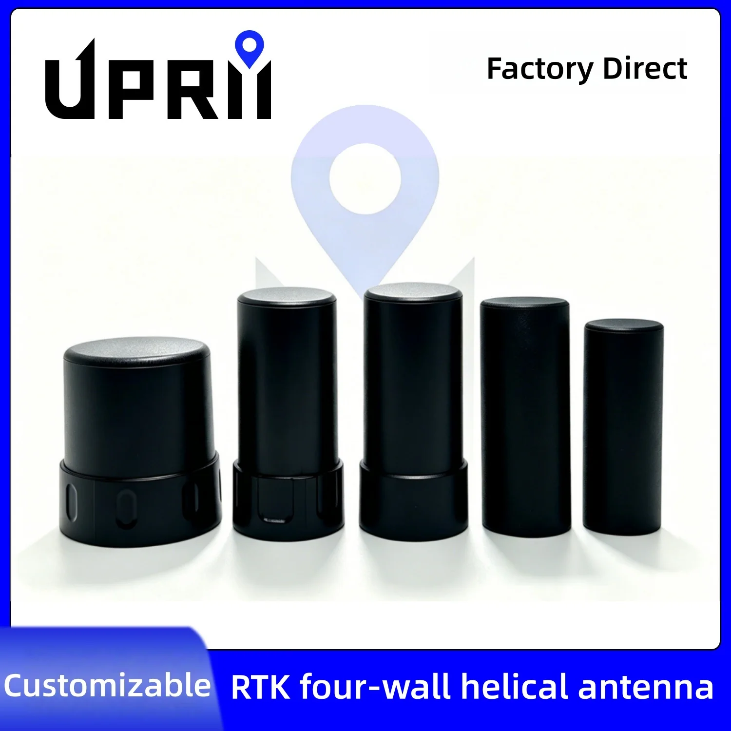 Gnss RTK Full Band B1 B2 B3 L1 L2 L5 B3i G1 G2 E1 E5 Quadrifilar Helix Antenna For GPS Glonass BDS High Precision Positioning