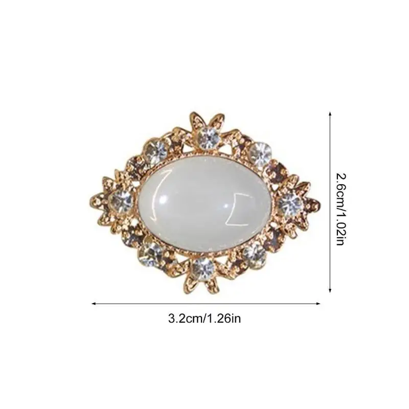 e8bd 10 pcs أزرار flatback سحر لؤلؤة الاصطناعية زر الحدود الزخرفية #6