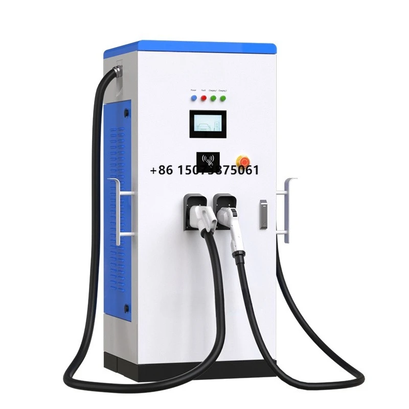 60KW CCS1/2 SIngle G DC Car Charger Charging Station 7 Inch Touch Display Screen OCPP1.6J CE Certificationn