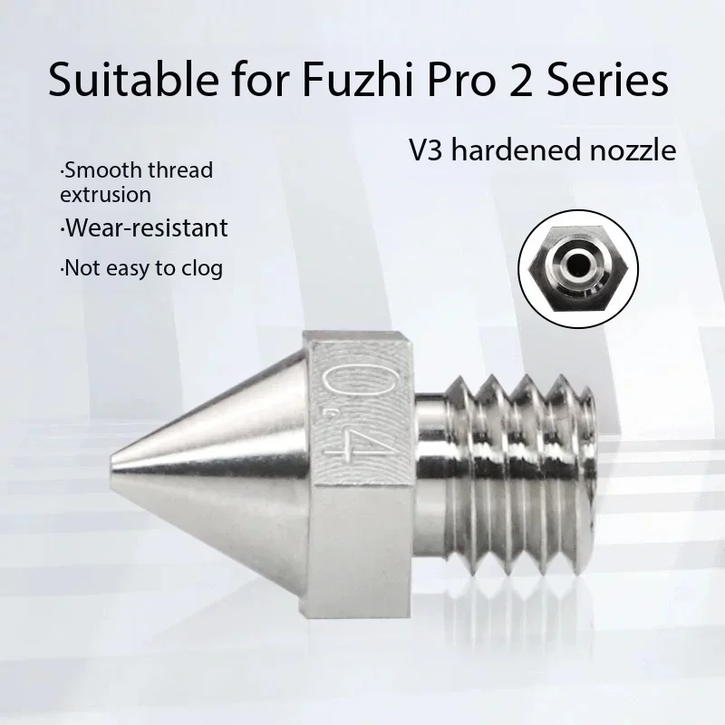Raise3D Pro2 & E2 N Series V3 Reinforced Hardened Nozzle High Temperature Wearproof 3D Printer Replacement Nozzle