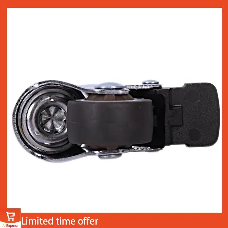 Fresh 12Pcs Mini Small Casters 1 Inch M8x15mm Tpe Silent Wheels With Brake Universal Casters Wheel