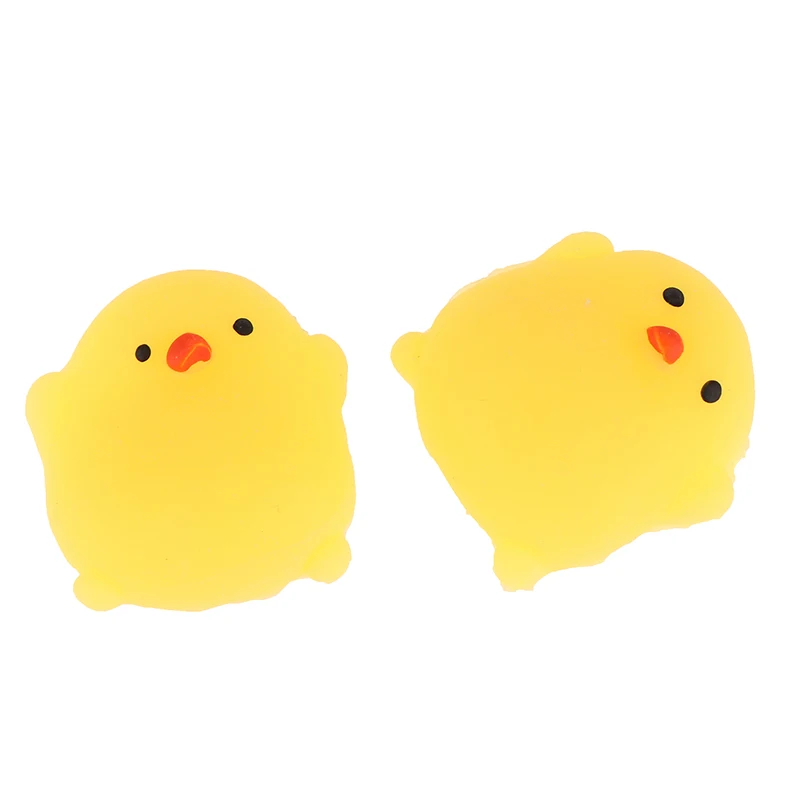 2 Stuks Schattige Mini Chick Squishy Speelgoed Knijp Bubbels Speelgoed Fidget Speelgoed Knijpen Kneden Speelgoed Stress Reliever Speelgoed Kid Party Gunst