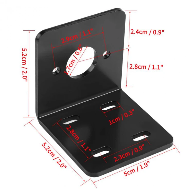 Large Torque Motor High Speed Power Low Noise 775 755 Motor Mounting Holder Bracket Base Steel