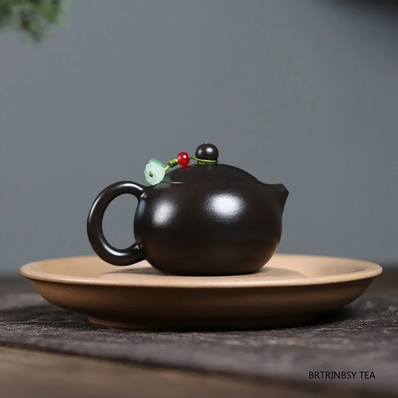 Tradition Yixing Purple Clay Teapot Household Handmade Zisha Tea Pot Small Capacity Xishi Kettle Chinese Teaware Tea Set 90ml