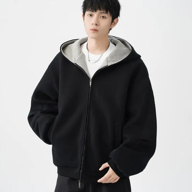 

Men's Clothing Jacket Shirt Spring Autumn Clothing Coat Fashion Hoodie Trend Leisure Zipper Hoodie Homewear Youth Outfit New