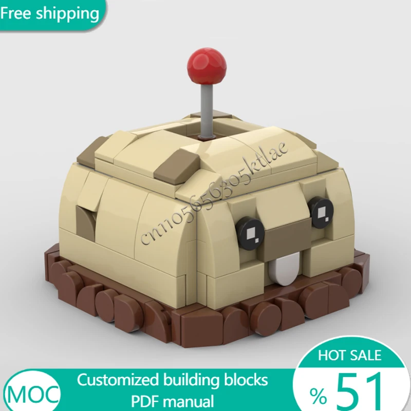 

150 PCS Trees Potato mine MOC Customize Modular Building Block Educational Creative Design Model Simple DIY Festival Toy Gift