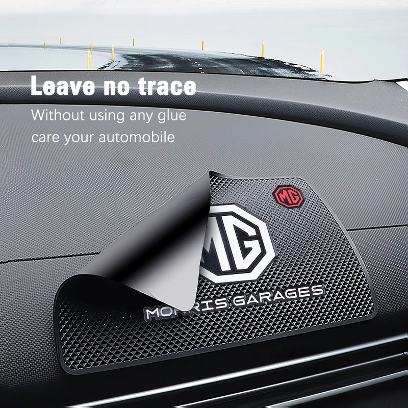 Car Dashboard Non-slip Mat Phone Key Storage Pad Car Accessories For Morris Garages MG ZS 5 7 6 Cyberster MG4 EV ES5 HS ONE GT