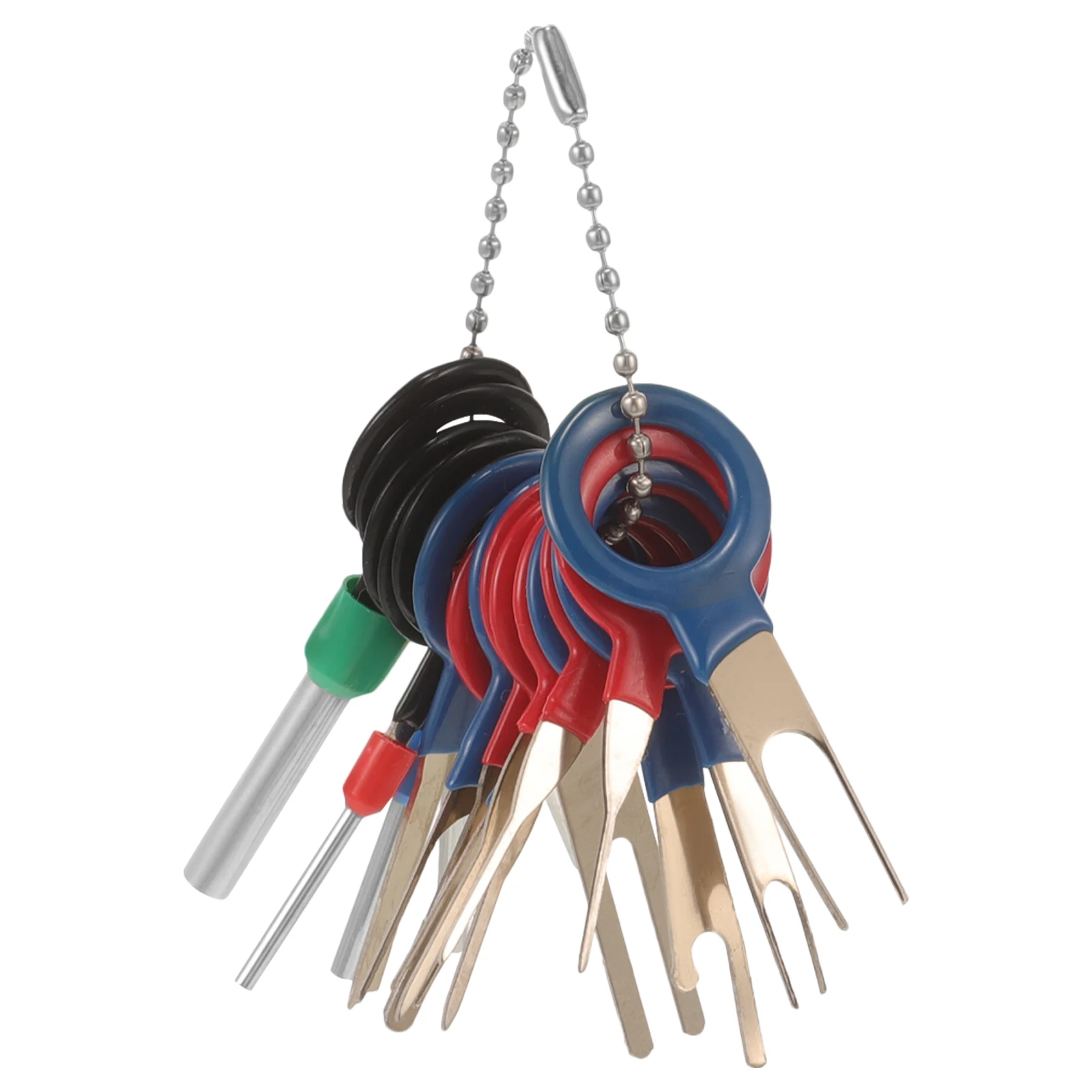 

1 set Automotive Pin Removal Tool Set Multi-Functional Terminal Ejector Kit Electrical Connector Depinning Tools For Car
